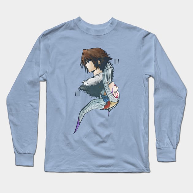 FF8 character art 2 Long Sleeve T-Shirt by mcashe_art